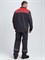 Костюм ИТР СОП UZ (тк.Саржа,250) брюки, т.серый/красный - фото 70743