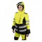 Зимняя женская сигнальная куртка BRODEKS KW230, желтый/черный - фото 70911