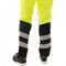 Женские сигнальные брюки BRODEKS KS319, желтый/черный - фото 71831
