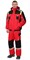 Костюм "Стан" зимний: куртка, п/к, красный с черным и лимонной отделкой - фото 71923