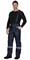 Костюм "Рост-Норд" куртка брюки, темно-синий с васильковым. Тк.Оксфорд  (ЧЗ) - фото 72425