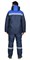 Костюм "Рост-Норд" куртка, п/к, т-синий с васильковым. Тк.Оксфорд  (ЧЗ) - фото 72428