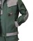 Куртка "ВЕСТ-ВОРК" короткая зеленая со ср.серым  (ЧЗ) - фото 72446