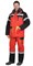 Костюм "ТИТАН" зим: куртка дл., п/к. красный с черным и СОП-50мм.  (ЧЗ) - фото 72492