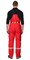Костюм "Стан" зимний: куртка, п/к, красный с черным и лимонной отделкой  (ЧЗ) - фото 72533