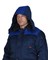 Куртка "Профессионал" дл.,зимняя тёмно-синяя с васильковым  (ЧЗ) - фото 72584