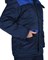 Куртка "Профессионал" дл.,зимняя тёмно-синяя с васильковым  (ЧЗ) - фото 72587