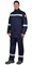 Костюм сварщика "Сфинкс" летний: куртка, брюки синий (480 гр/кв.м) и СОП 50мм  (ЧЗ) - фото 72599
