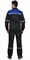 Костюм "МЕХАНИК": куртка, брюки черный с васильковым и СОП 25мм - фото 72633