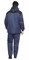 Костюм "Комфорт" зимний куртка удл., брюки синий с черным тк.Таслан  (ЧЗ) - фото 72668