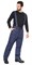 Костюм "Комфорт" зимний куртка удл., брюки синий с черным тк.Таслан  (ЧЗ) - фото 72670