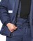 Костюм "Комфорт" зимний куртка удл., брюки синий с черным тк.Таслан  (ЧЗ) - фото 72673