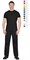 Футболка чёрная 160г/м2 XL (ЧЗ) - фото 76524
