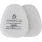 8022-P2RD-PRO Противоаэрозольный фильтр (предфильтр) HEPA класса P2R D AirOne (2 шт.) - фото 76545