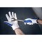JLE321 Locksmith Кожаные рабочие перчатки Jeta Safety с тыльной стороной из хлопка, цвет синий/белый  - фото 76797