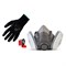 ПРОТИВОПЫЛЕВОЙ КОМПЛЕКТ Jeta Safety J-SET Dust Kit 5500P: полумаска, противоаэрозольные фильтры P2R (4 шт), адаптеры (2 шт), держатели (2 шт) - фото 76903