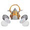 Комплект для защиты дыхания Jeta Safety J-SET 6500: полумаска, фильтры А1 (2 шт), предфильтры P2 (4 шт), держатели (2 шт) - фото 77276