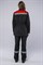 Костюм женский Смена (тк.Саржа,250) брюки, т.серый/красный - фото 7774