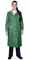 Халат СИРИУС-ТЕХНОЛОГ женский, зеленый со средне-серым - фото 83864