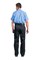 Рубашка охранника с коротким рукавом мужская, ярко-голубой - фото 8447