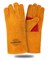 Краги спилковые Safeprotect усиленные желто-красные (подкладка) дл.40 см р.12 (х12х60) - фото 85128