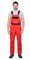 Полукомбинезон СИРИУС-ПРЕСТИЖ красный с чёрным - фото 90676