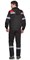 Костюм СИРИУС-ТИТАН куртка, п/к черный с красным с СОП - фото 91185