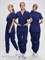 Костюм женский MedLine® Марго (тк.Смесовая,145), т.синий - фото 92426