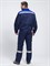 Костюм Лигор-2 СОП У. (тк.Смесовая,210) п/к, т.синий/васильковый - фото 95066