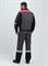 Костюм Виват-1 Премиум IMP (тк.Смесовая, 240) брюки, т.серый/черный/красный - фото 95128