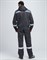 Костюм Нейч-2 СОП с капюшоном (тк.Смесовая,210) п/к, т.серый/св.серый - фото 95640