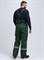 Костюм зимний Труженик-Ультра СОП (тк.Смесовая,210) брюки, т.зеленый/лимонный - фото 96193