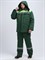 Костюм зимний Труженик-Ультра СОП (тк.Смесовая,210) брюки, т.зеленый/лимонный - фото 96198