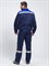 Костюм Лигор-2 СОП (тк.Смесовая,210) п/к, т.синий/васильковый - фото 96370