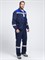 Костюм Лигор-2 СОП (тк.Смесовая,210) п/к, т.синий/васильковый - фото 96372