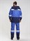 Костюм рабочий Антигнус (тк.Смесовая,210), т.синий/васильковый - фото 96651