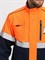 Куртка-трансформер сигнальная ProfLineSpecialist (тк.Смесовая МВО,240), оранжевый/т.синий - фото 96834