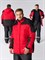 Куртка зимняя Европа CH (тк.Дюспо), красный/черный - фото 96941