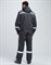 Костюм Нейч-2 СОП с капюшоном К. (тк.Смесовая,210) п/к, т.серый/св.серый - фото 97034