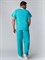 Костюм хирурга (тк.ТиСи), бирюзовый - фото 97236