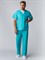 Костюм хирурга (тк.ТиСи), бирюзовый - фото 97237