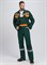Костюм для ИТР СОП IMP (тк.Саржа,250) п/к, т.зеленый/оранжевый - фото 97852