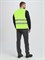 Жилет сигнальный ProfLineBase с пуговицами и карманами (тк.Полиэфир,100), желтый - фото 98522