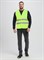 Жилет сигнальный ProfLineBase с пуговицами и карманами (тк.Полиэфир,100), желтый - фото 98523