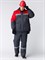 Костюм зимний Сибер СОП CH (тк.Таслан) п/к, т.серый/красный - фото 98567