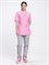 Костюм женский Ирис (тк.ТиСи), ярко-розовый/серый - фото 98869