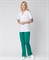 Костюм женский Надежда (тк.ТиСи), зеленый/белый - фото 98935