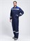 Костюм Лигор-2 СОП CH (тк.Смесовая,210) п/к, т.синий/васильковый - фото 99330