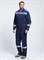 Костюм Лигор-2 СОП CH (тк.Смесовая,210) п/к, т.синий/васильковый - фото 99334