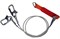 Строп аБ+Кс (стальной трос) с амортизатором 1 монт.+1 соед.кар. 1,5м - фото 99552